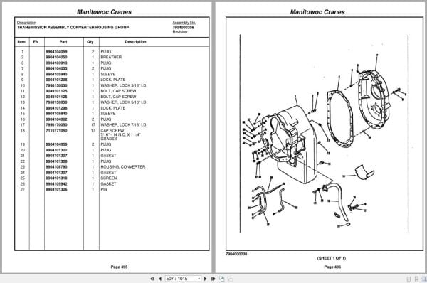 Grove Crane RT635C 77227 Parts Manual 2009 (2)