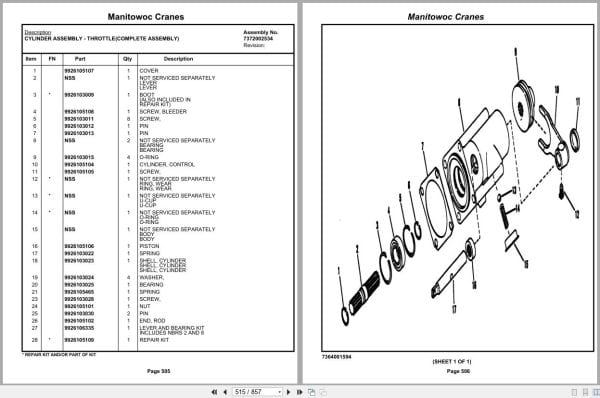 Grove Crane RT635C 78485 Parts Manual 2020 (2)