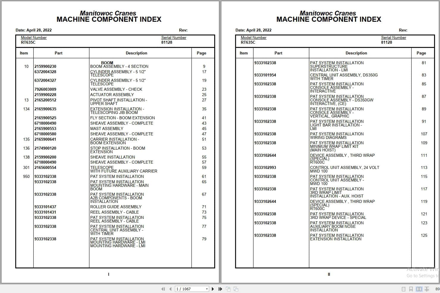 Grove Crane RT635C 81128 Parts Manual 2022 (1)