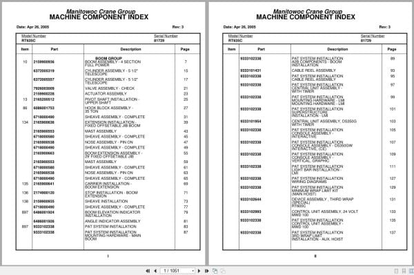 Grove Crane RT635C 81729 Parts Manual 2005 (1)