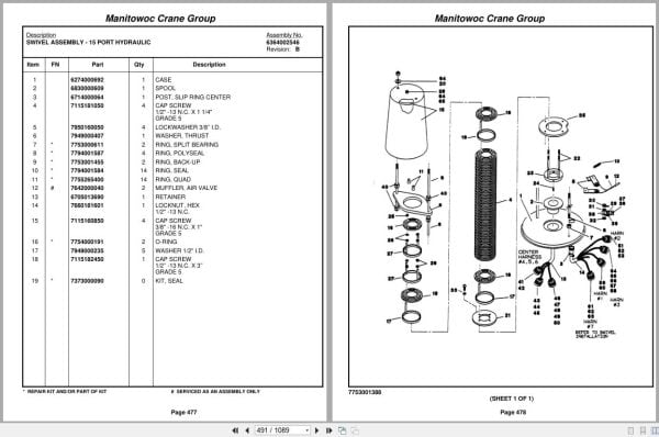 Grove Crane RT635C 82295 Parts Manual 2005 (2)