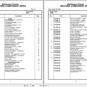 Grove Crane RT635C 83222 Parts Manual 2022 (1)