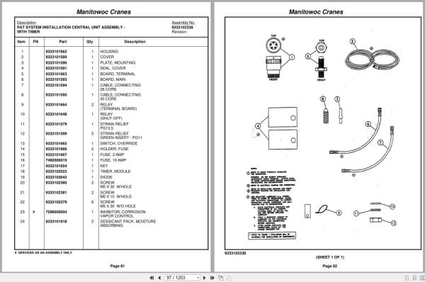 Grove Crane RT635C 83842 Parts Manual 2009 (2)