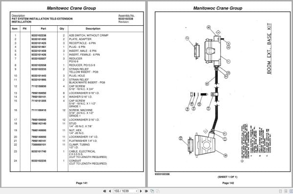Grove Crane RT635C 84232 Parts Manual 2005 (2)