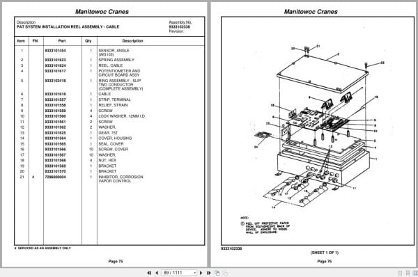 Grove Crane RT635C 84570 Parts Manual 2009 (2)