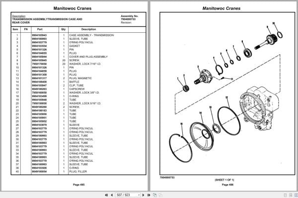 Grove Crane RT635C 84601 Parts Manual 2020 (2)