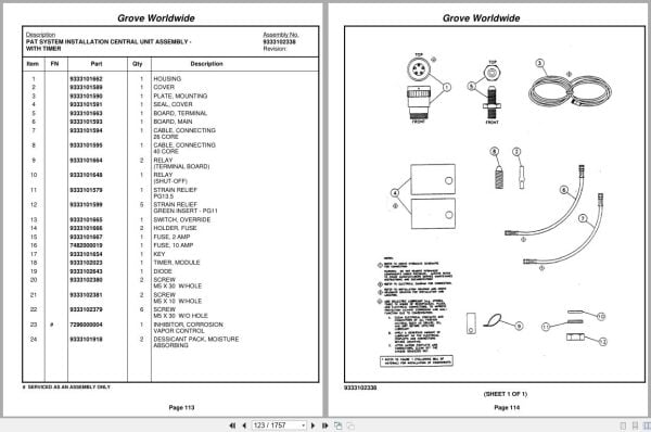 Grove Crane RT635C 86003 Parts Manual 2003 (2)