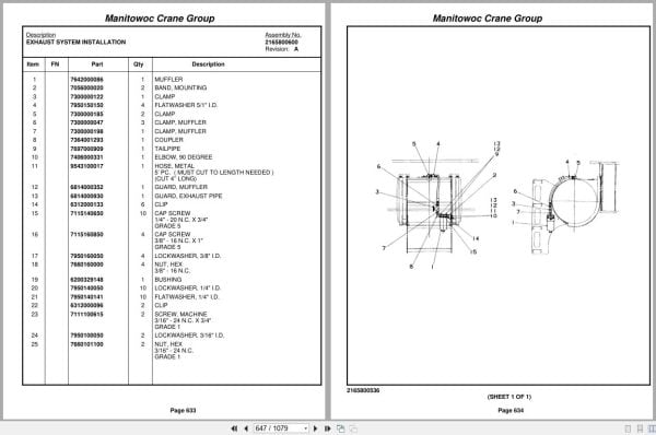 Grove Crane RT635C 86128 Parts Manual 2007 (2)