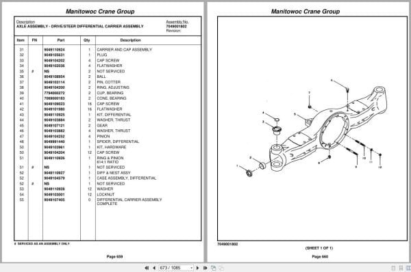 Grove Crane RT635C 86222 Parts Manual 2007 (2)