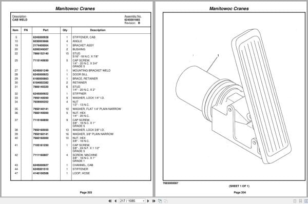 Grove Crane RT635C 86352 Parts Manual 2009 (2)