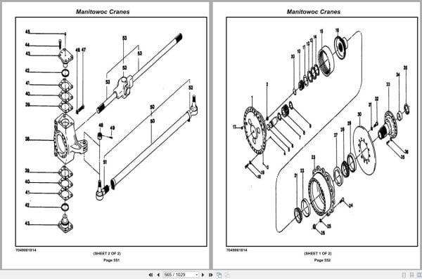 Grove Crane RT635C 86354 Parts Manual 2021 (2)