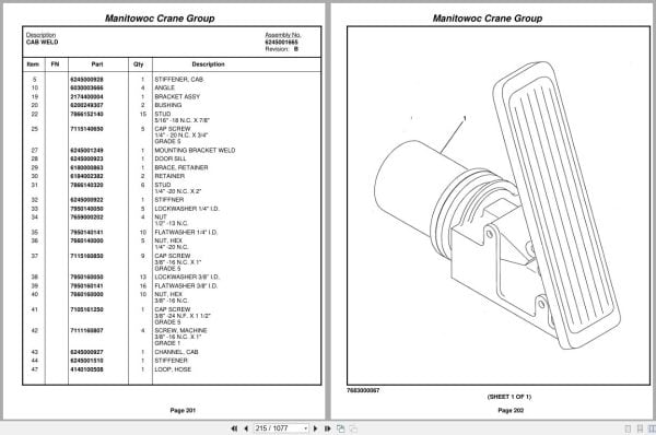 Grove Crane RT635C 86884 Parts Manual 2005 (2)