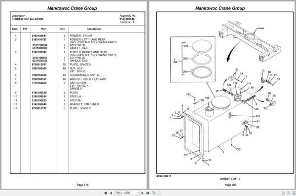 Grove Crane RT635C 87363 Parts Manual 2009 (2)