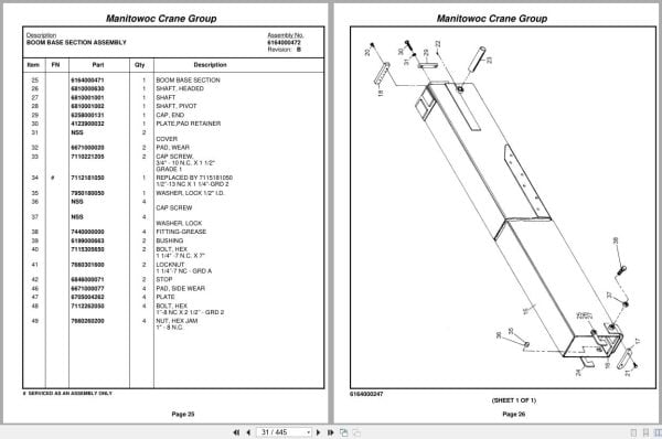 Grove Crane RT63S 23355 Parts Manual 2009 (2)