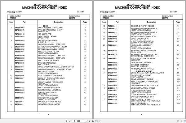 Grove Crane RT640E 221773 Parts Manual 2014 (1)