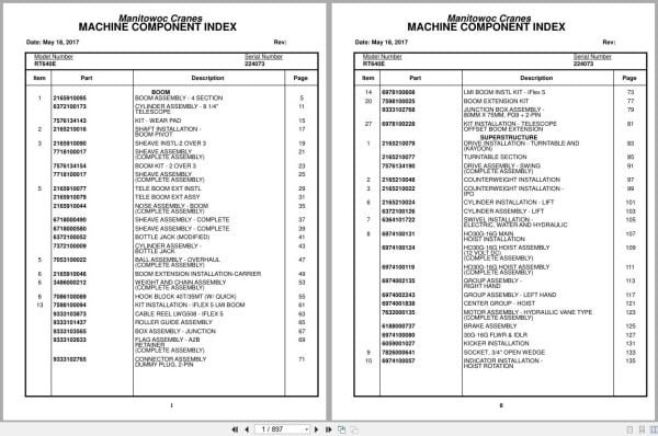 Grove Crane RT640E 224073 Parts Manual 2017 (1)