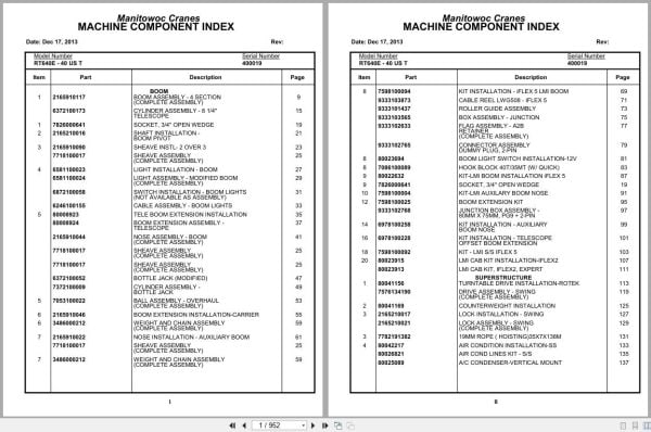 Grove Crane RT640E 40US T 400019 Parts Manual 2013 (1)