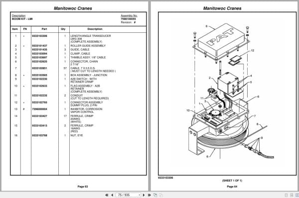 Grove Crane RT650E 222250 Parts Manual 2014 (2)