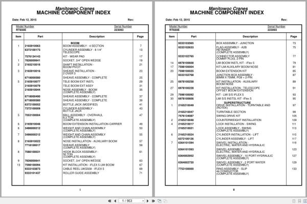 Grove Crane RT650E 223093 Parts Manual 2015 (1)