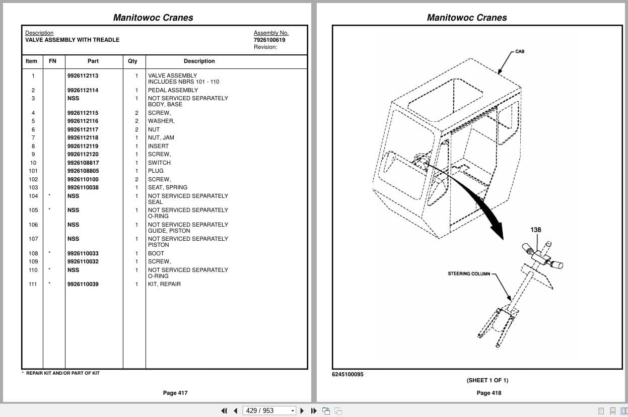 Grove Crane RT650E 223093 Parts Manual 2015 (2)