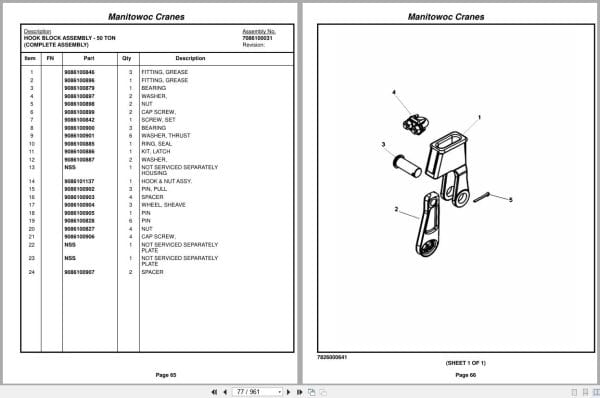 Grove Crane RT650E 223293 Parts Manual 2015 (2)