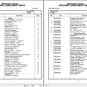 Grove Crane RT650E 223482 Parts Manual 2015 (1)