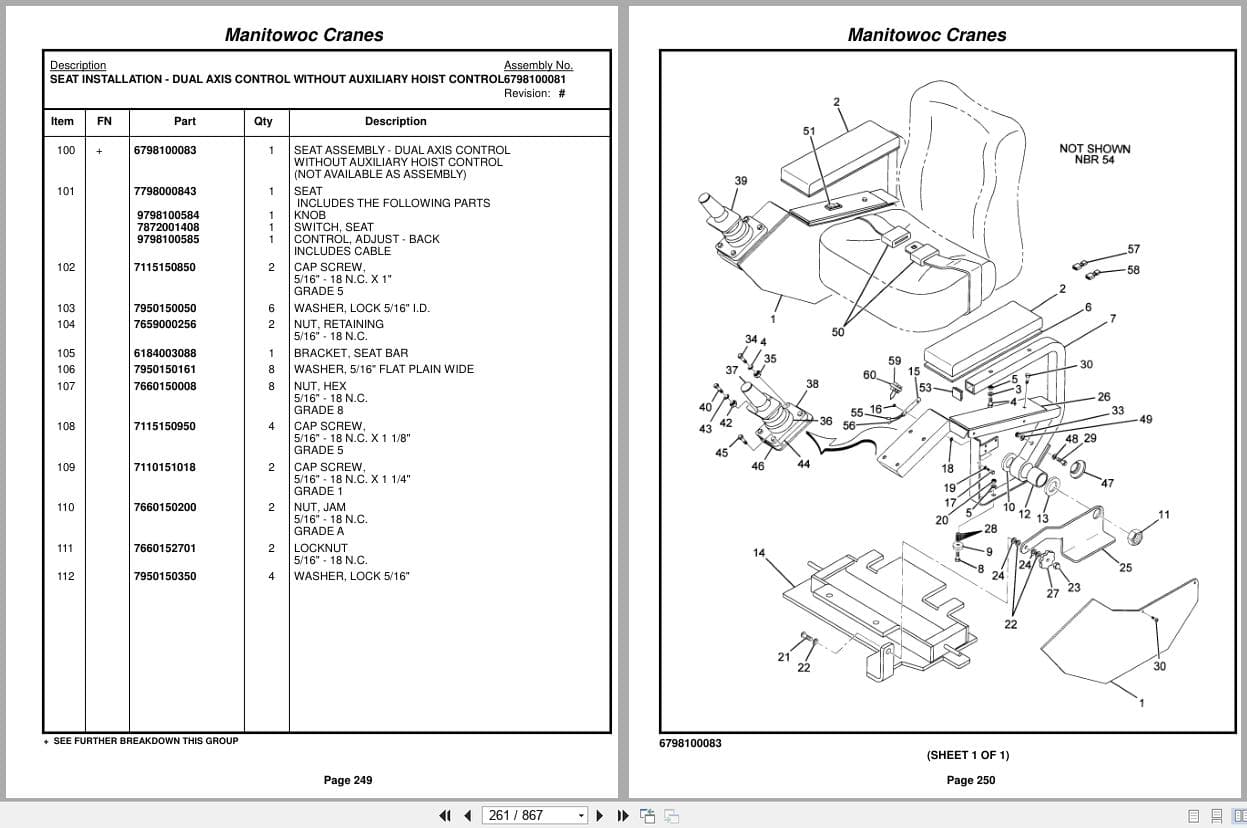 Grove Crane RT650E 223482 Parts Manual 2015 (2)