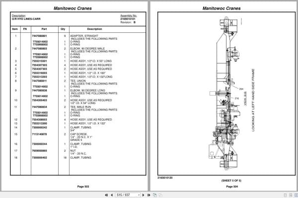 Grove Crane RT650E 223802 Parts Manual 2015 (2)