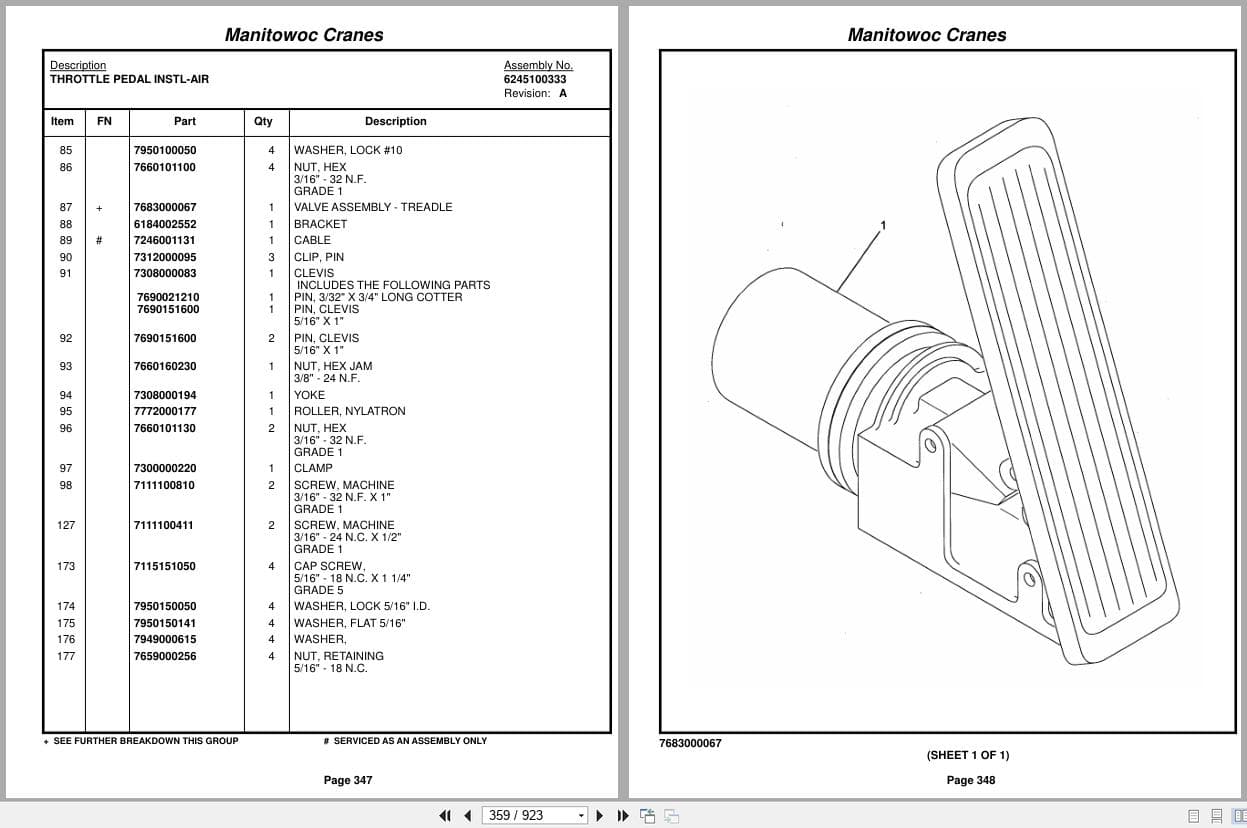 Grove Crane RT650E 223874 Parts Manual 2015 (2)