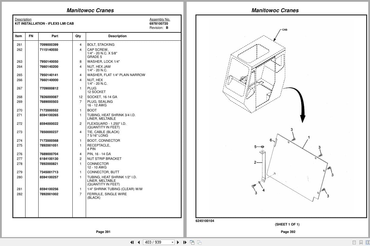 Grove Crane RT650E 224291 Parts Manual 2015 (2)