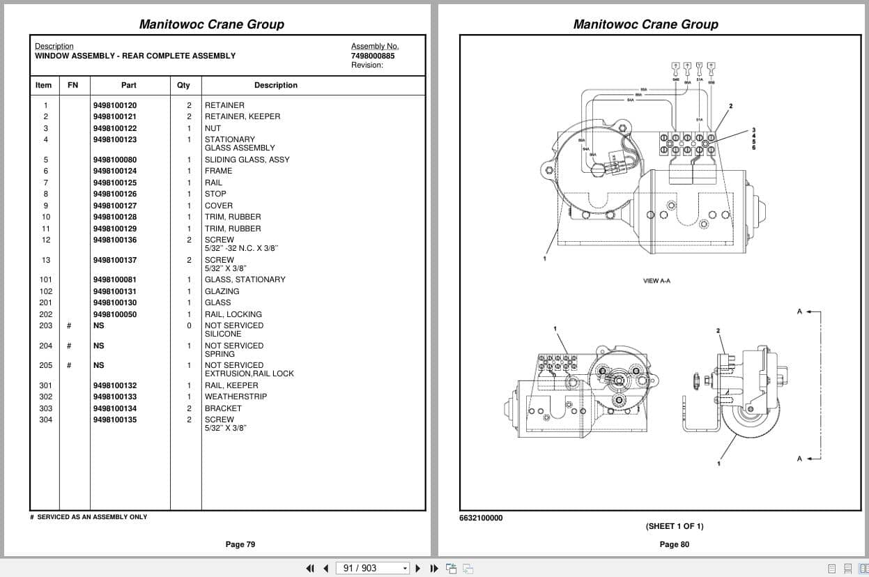 Grove Crane RT650E 224619 Parts Manual 2005 (2)