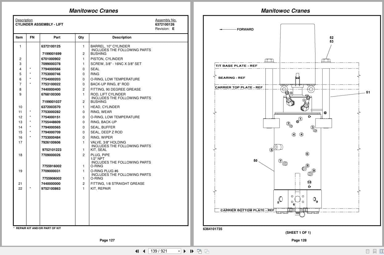Grove Crane RT650E 224901 Parts Manual 2016 (2)