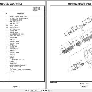 Grove Crane RT650E 225105 Parts Manual 2006 (2)