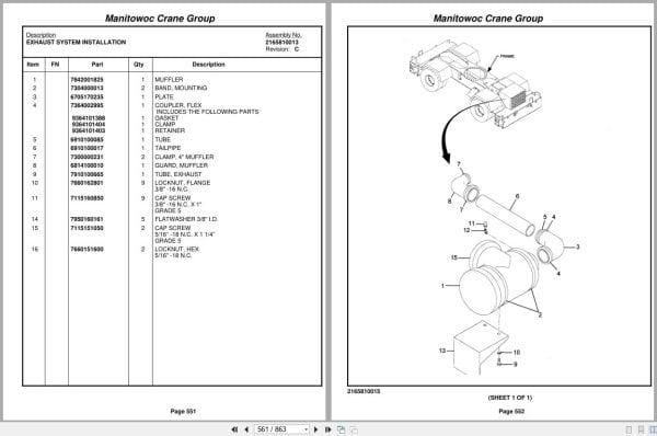 Grove Crane RT650E 225142 Parts Manual 2006 (2)