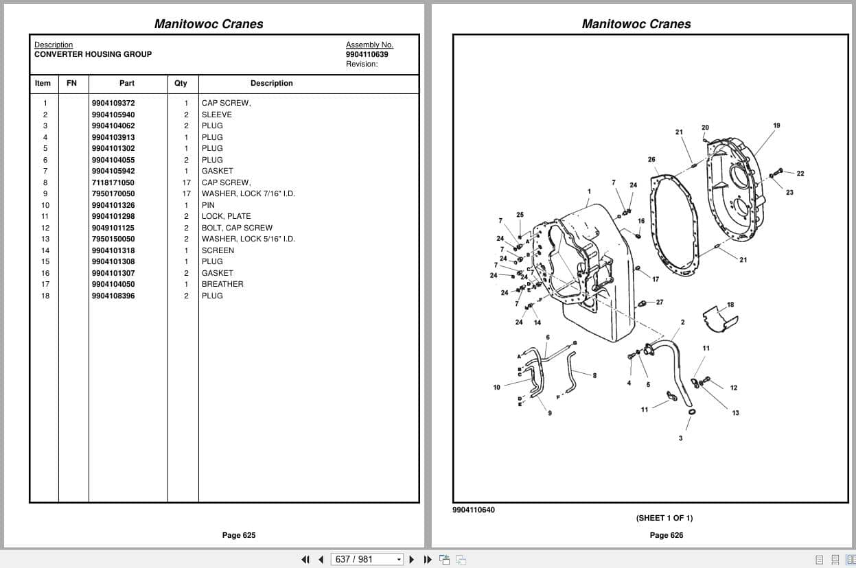 Grove Crane RT650E 225800 Parts Manual 2016 (2)