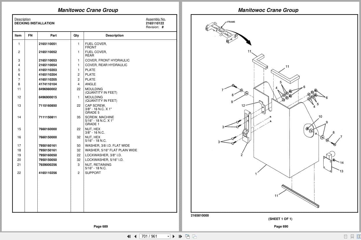 Grove Crane RT650E 225886 Parts Manual 2009 (2)