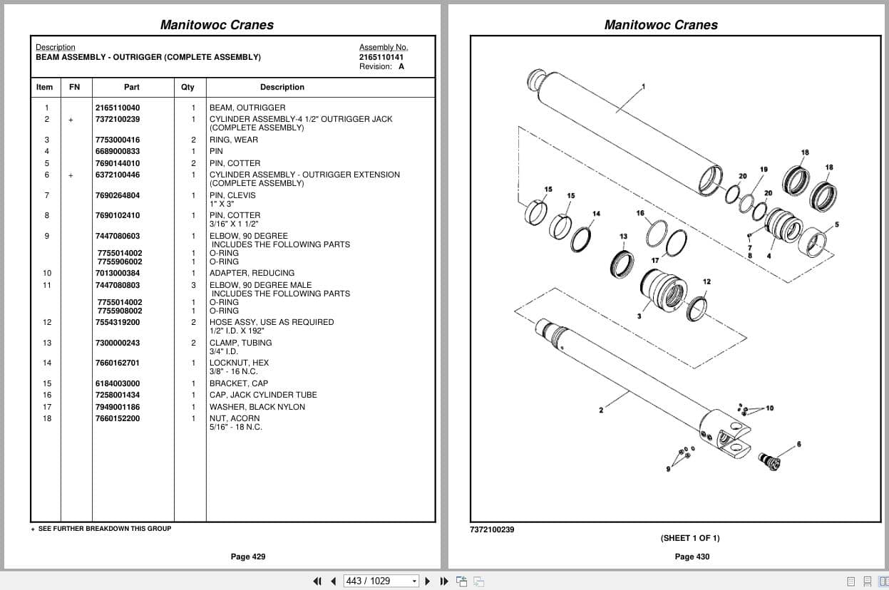Grove Crane RT650E 227104 Parts Manual 2010 (2)
