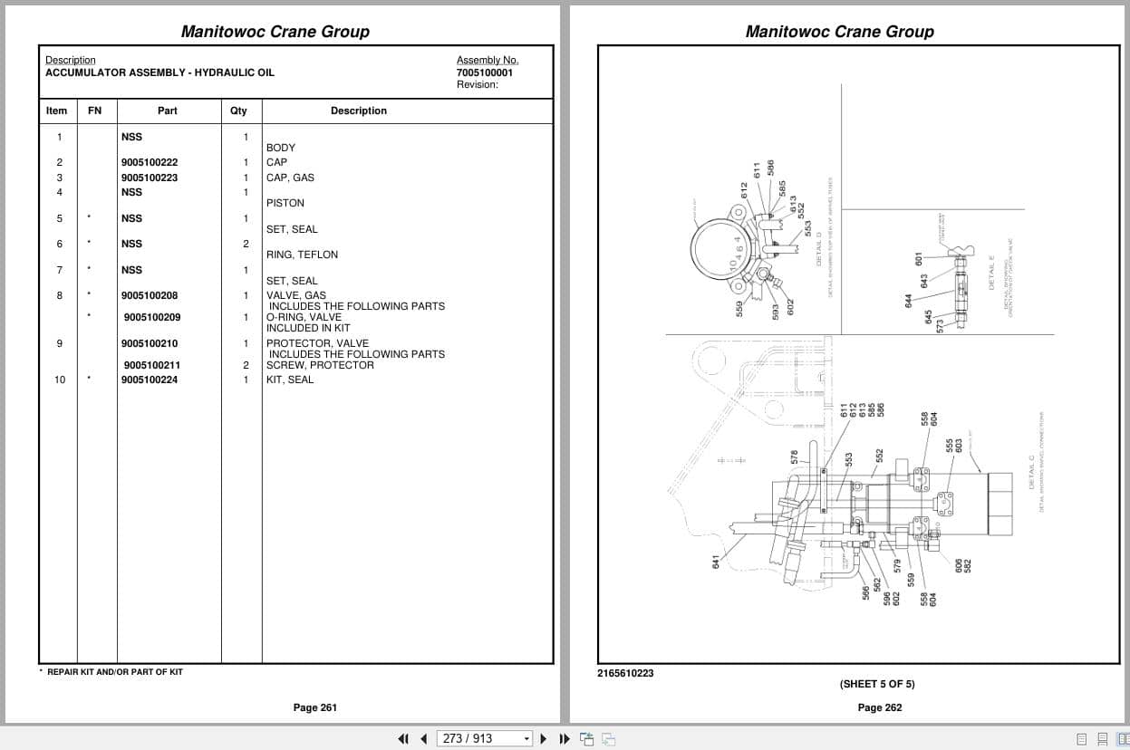 Grove Crane RT650E 227167 Parts Manual 2008 (2)
