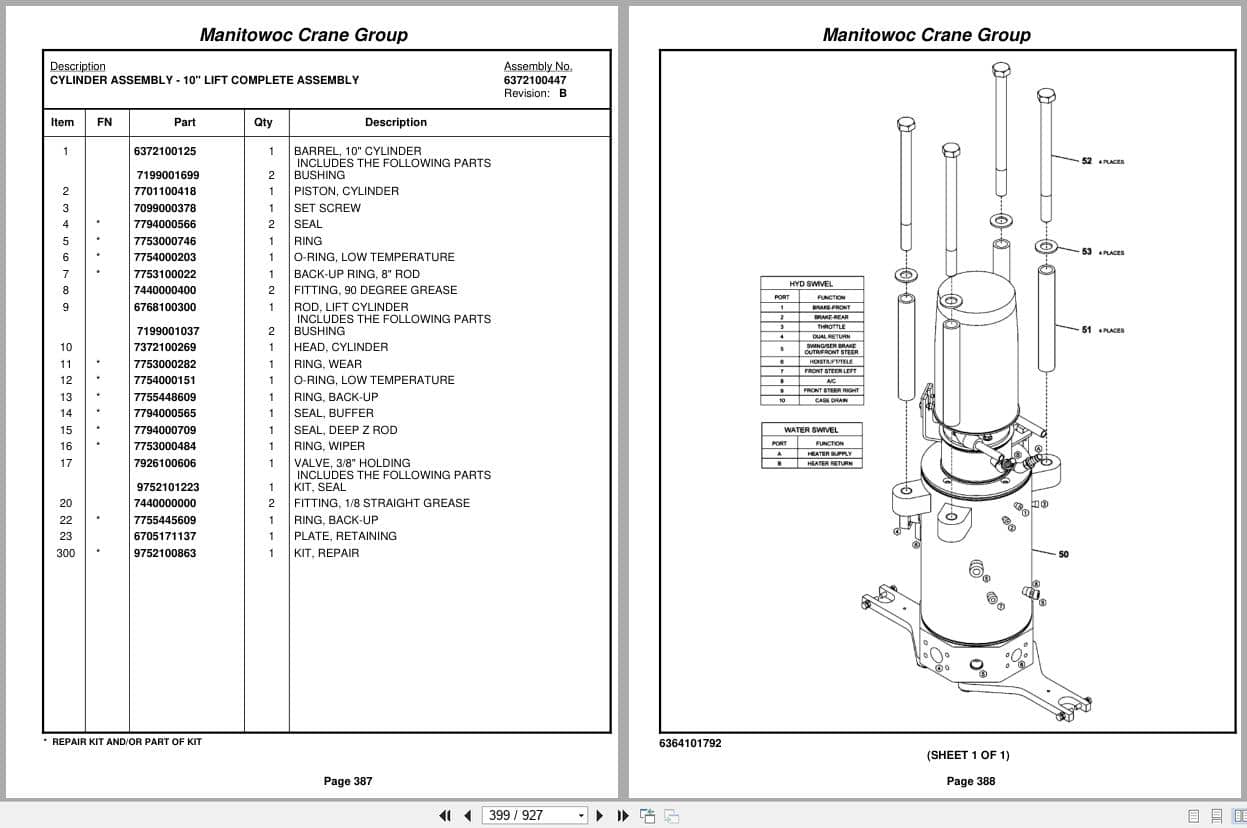Grove Crane RT650E 227220 Parts Manual 2007 (2)