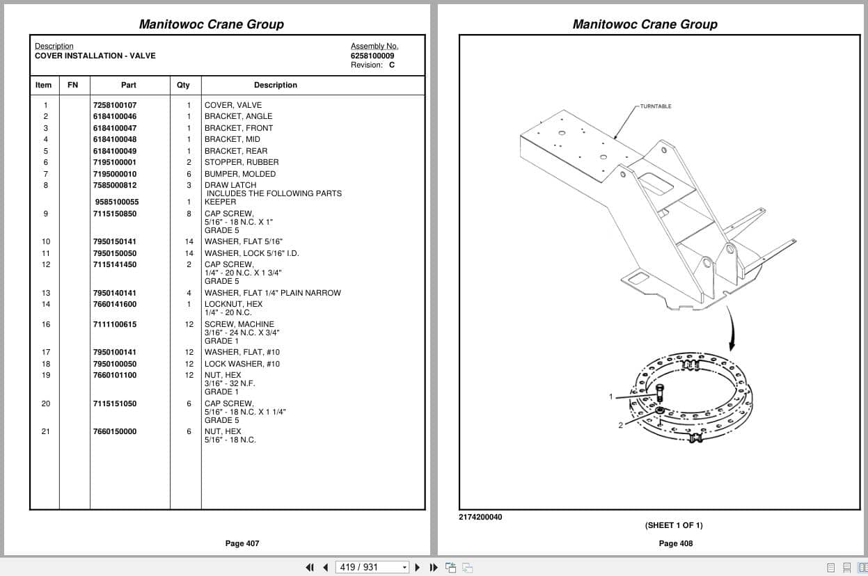 Grove Crane RT650E 227222 Parts Manual 2009 (2)