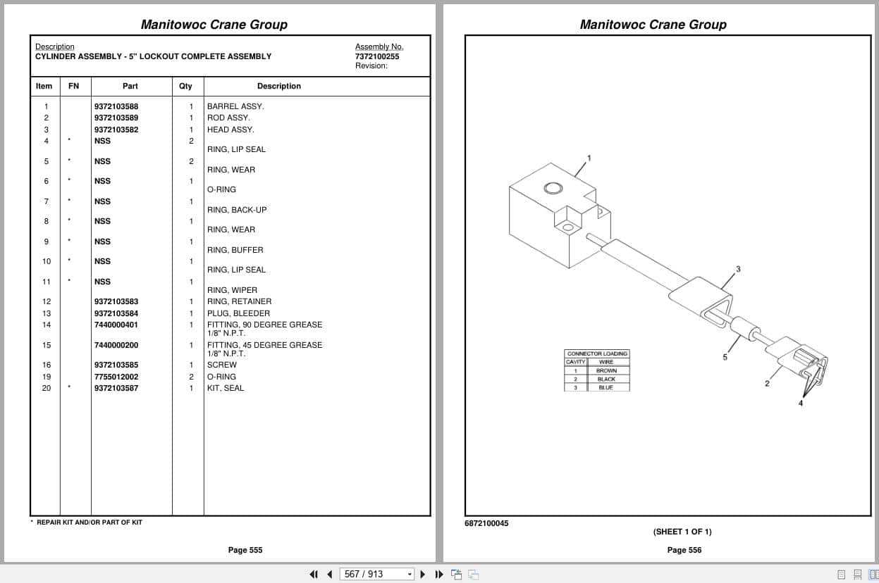Grove Crane RT650E 227226 Parts Manual 2007 (2)