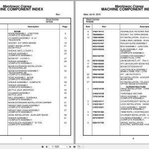 Grove Crane RT650E 227339 Parts Manual 2015 (1)