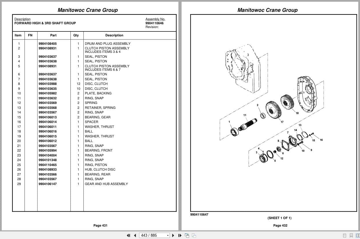 Grove Crane RT650E 227569 Parts Manual 2007 (2)