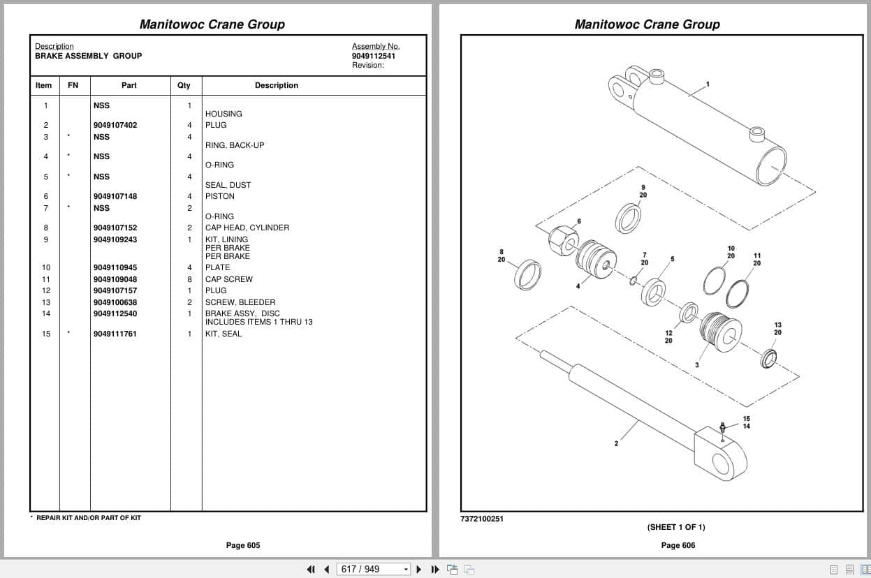 Grove Crane RT650E 227590 Parts Manual 2007 (2)