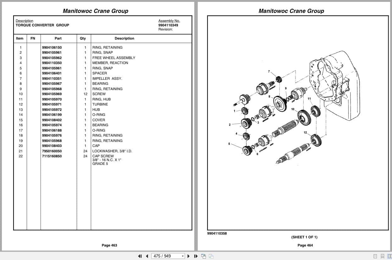 Grove Crane RT650E 227673 Parts Manual 2007 (2)