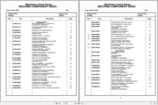 Grove Crane RT650E 228208 Parts Manual 2008 (1)
