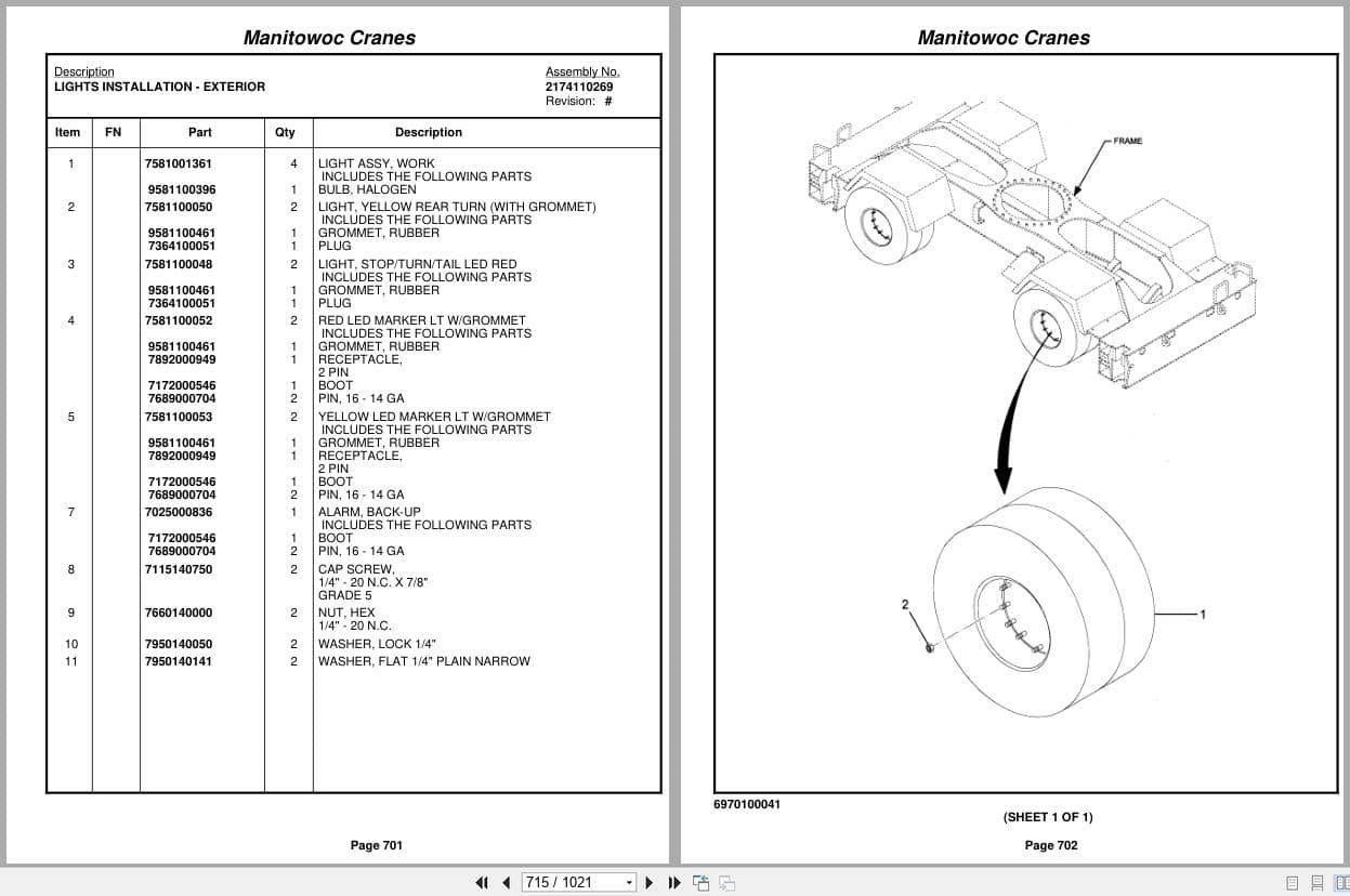 Grove Crane RT650E 228215 Parts Manual 2011 (2)