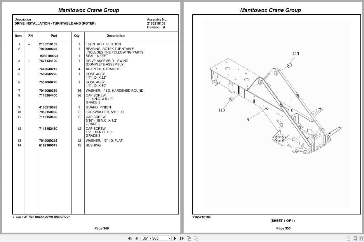 Grove Crane RT650E 228741 Parts Manual 2008 (2)