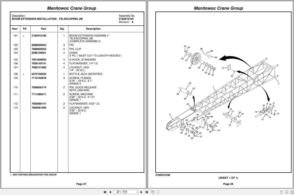 Grove Crane RT650E 228873 Parts Manual 2008 (2)