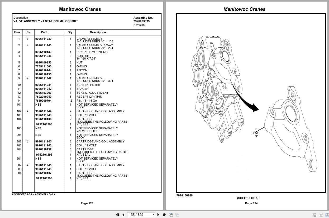 Grove Crane RT650E 229301 Parts Manual 2019 (2)